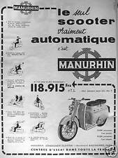 Publicité 1958 manurhin d'occasion  Longueil-Sainte-Marie