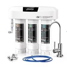 Frizzlife 3-Stage Under Sink Water Filter System With Dedicated Faucet SP99, used for sale  Shipping to South Africa