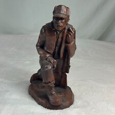 R. Wetherbee Hand Carved Hunter Signed Sculpture Figurine Red Mill 1991 #330 for sale  Shipping to South Africa