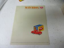 Matchbox Lesney Original 1969 Dealers Catalog, C9+ for sale  Durham