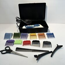 Máquina de corte de cabelo Wahl profissional barbeiro salão aparador de corte kit conjunto comprar usado  Enviando para Brazil