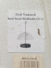 DROOL YANKEES - Hanging Bird Seed Feeder Garden Dome Seed Tray Outdoor - USA, used for sale  RETFORD