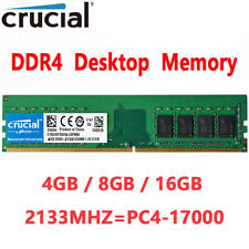Memória RAM Crucial DDR4 4GB 8GB 16GB 2133Mhz PC4-17000 288pins desktop comprar usado  Enviando para Brazil