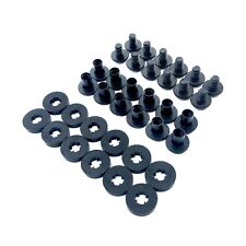 Black Chicago Screws, 12 Sets - 1/4" for DIY Kydex & Leather Gun Holsters/Clips for sale  Shipping to South Africa