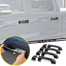 Cubierta de borde de manija de puerta de automóvil para Dodge RAM 1500 2019-2024 accesorios negro brillante segunda mano  Embacar hacia Mexico
