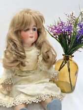 Stunning 22” Antique German William Goebel Bisque Porcelain Jointed Doll  for sale  Shipping to South Africa