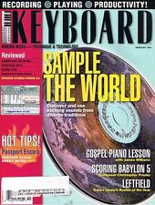 Korg X5D Synth, Lição de Piano Gospel, Pontuação BABYLON 5 em 1996 Teclado Magazine comprar usado  Enviando para Brazil