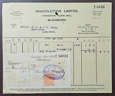 1928 shackletons ltd. for sale  HASTINGS