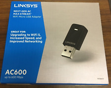LinkSys AC600 (WUSB6100M) MU-MIMO Next-Gen AC Max-Stream Wifi Micro USB Adapter for sale  Shipping to South Africa
