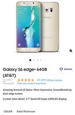 Usado, Samsung Galaxy S6 Edge+ SM-G928 - 64 GB - Ouro Platina (AT&T) comprar usado  Enviando para Brazil