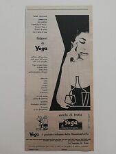 Usato, Clipping Pubblicità Advertising 1955 YOGA Succhi di Frutta Massalombarda usato  Tivoli