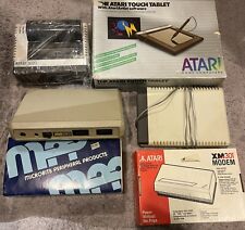 Lote de impressoras e modems para computador Atari. Mais 1020, 850, 1030, XM301 comprar usado  Enviando para Brazil
