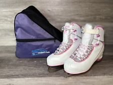 SFR Bauer Ice Skates UK 5 - Pink & White - Carry Bag for sale  Shipping to South Africa