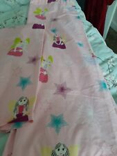 Polycotton pink curtains for sale  BOLTON