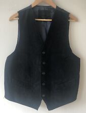 SAVANNAH KOCH CO LTD 100% Leather Suede Waistcoat Unisex Size XL VGC for sale  Shipping to South Africa