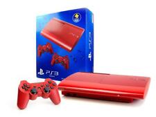 SONY PS3 Konsole ROT 500GB SUPER SLIM + Dualshock 3 Controller Zustand: gut comprar usado  Enviando para Brazil