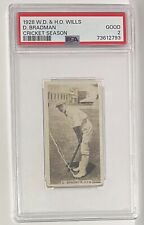 Used, Donald DON BRADMAN 1928 Wills Cricket Season 28-29 PSA 2 GOOD ROOKIE RC for sale  Shipping to South Africa