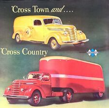 1940 Print Ad Classic International Trucks 10-Wheeler Panel Over Road Transit  for sale  Shipping to Canada