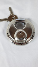 Usado, Fechadura de disco de armazenamento 2,75" trava de aço inoxidável LS-670 com 2 chaves usada comprar usado  Enviando para Brazil