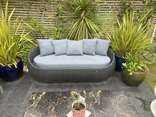Rattan garden sofa for sale  BECKENHAM