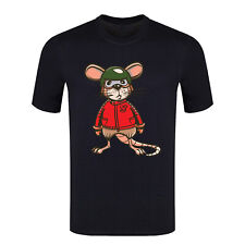 Biker Rat with Helmet t shirt, used for sale  Shipping to South Africa
