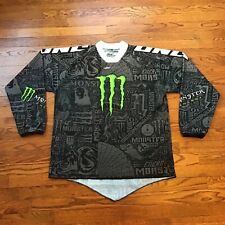 Camisa masculina Monster Energy Carbon One Ind manga longa corrida motocross G comprar usado  Enviando para Brazil