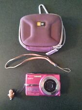 Cámara con zoom óptico Sanyo VPC-X1250 12,1 MP 3X rosa con estuche  segunda mano  Embacar hacia Argentina