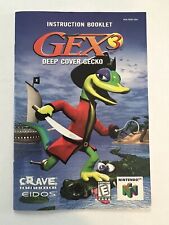 Gex 3: Deep Cover Gecko manual de instruções APENAS N64 livro Nintendo 64 comprar usado  Enviando para Brazil