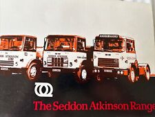 Seddon atkinson range for sale  UK