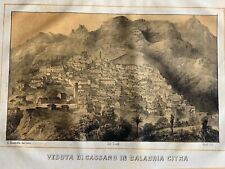 Cassano calabria. litografia usato  Genzano Di Roma