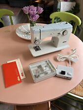 VINTAGE ELNA SU 62C SWITZERLAND SEWING MACHINE w/ FOOT PEDAL *tested works* for sale  Shipping to South Africa