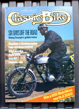 Classic bike nov for sale  ASHBOURNE