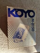Reproductor de cassette Koyo Walkman vintage, M-8150, en caja original segunda mano  Embacar hacia Mexico
