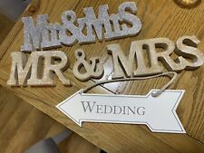 Wedding sign mrs for sale  HASLEMERE