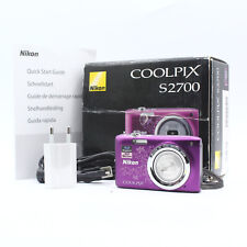 Used, Nikon CoolPix S2700 16.0Mp Digital Camera Y2K Purple #45063305 - Good Condition!! for sale  Shipping to South Africa