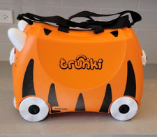 Melissa & Doug Trunki Tiger Kids Ride-On Suitcase Carry-On Luggage Orange Bags for sale  Shipping to South Africa