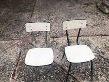 Paire chaises chrome d'occasion  Nîmes-Saint-Césaire