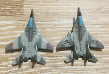2 - Micro Machines MiG-29 Fulcrum Jet Plane -VGC- Fighter Red Star & Skull for sale  Shipping to South Africa