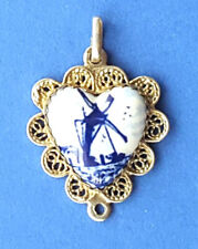 Vintage delft heart for sale  UK