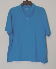 Usado, Camisa polo masculina SUN RIVER turquesa manga curta algodão piquet; tamanho G comprar usado  Enviando para Brazil