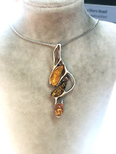 vintage amber necklace for sale  SURBITON