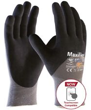 6 pares de luvas ATG MaxiFlex Ultimate 3/4 casaco espuma de nitrilo lavável tela sensível ao toque, usado comprar usado  Enviando para Brazil