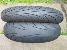 Pair motorcycle tyres for sale  CREWE
