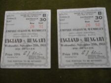 england football ticket stubs for sale  SALISBURY