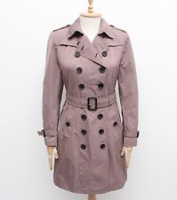 Trench coat feminino BURBERRY London peito duplo com cinto Nova Check US6 Reino Unido 8 ~S comprar usado  Enviando para Brazil