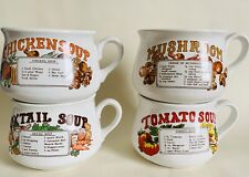 Vintage soup mugs for sale  BRECHIN