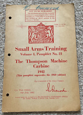 Small arms training for sale  TUNBRIDGE WELLS