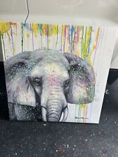 Elephant canvas wall for sale  Bonita Springs