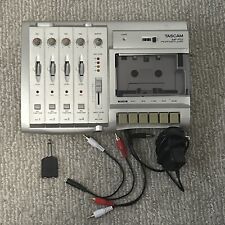 Used, Tascam MF-P01 Four Track Analog Cassette Tape Recorder Tested w/ AC, Splitter for sale  Shipping to South Africa