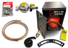 Metal Gas Box, Campervan Gas Locker, With/Without Kit & Regulator for sale  Shipping to South Africa